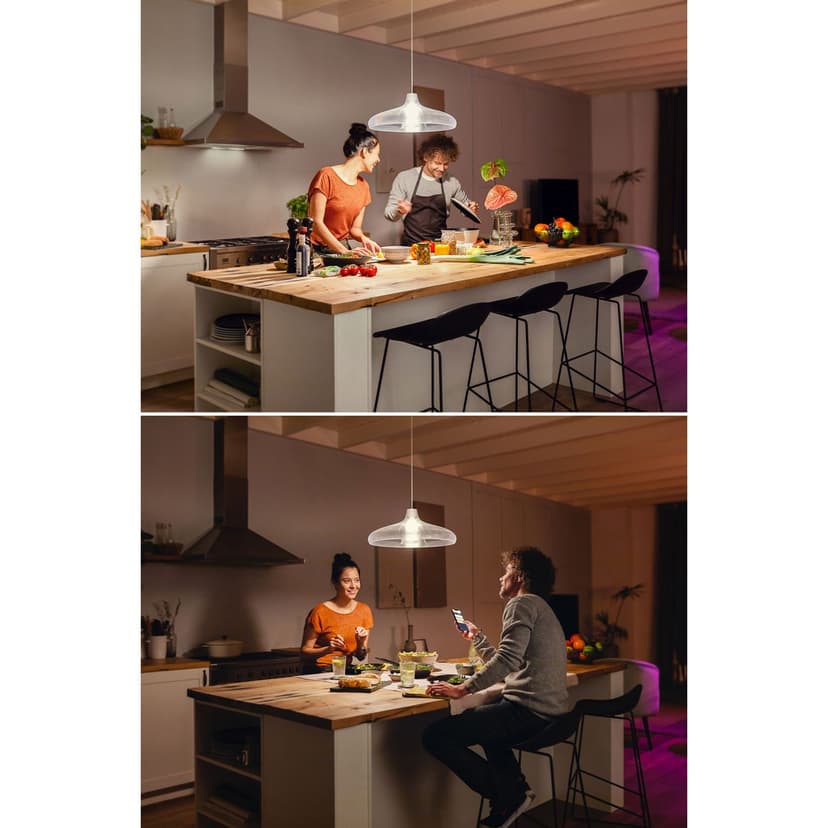 Philips Hvide Hue pærer A67 - E27 pære - 1600 - 1-pak