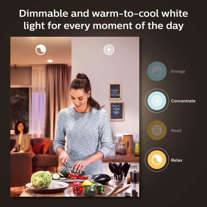 Philips Hue white ambiance A67 - E27 lyspære - 1600