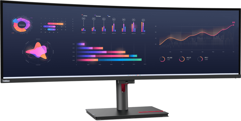 Lenovo ThinkVision P49w-30 Curved 49" 5120 x 1440pixels IPS 32:9 60Hz