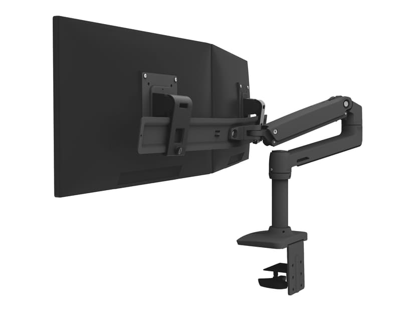 Ergotron LX Desk Dual Direct Arm Matte Black - (Fyndvara klass 2)