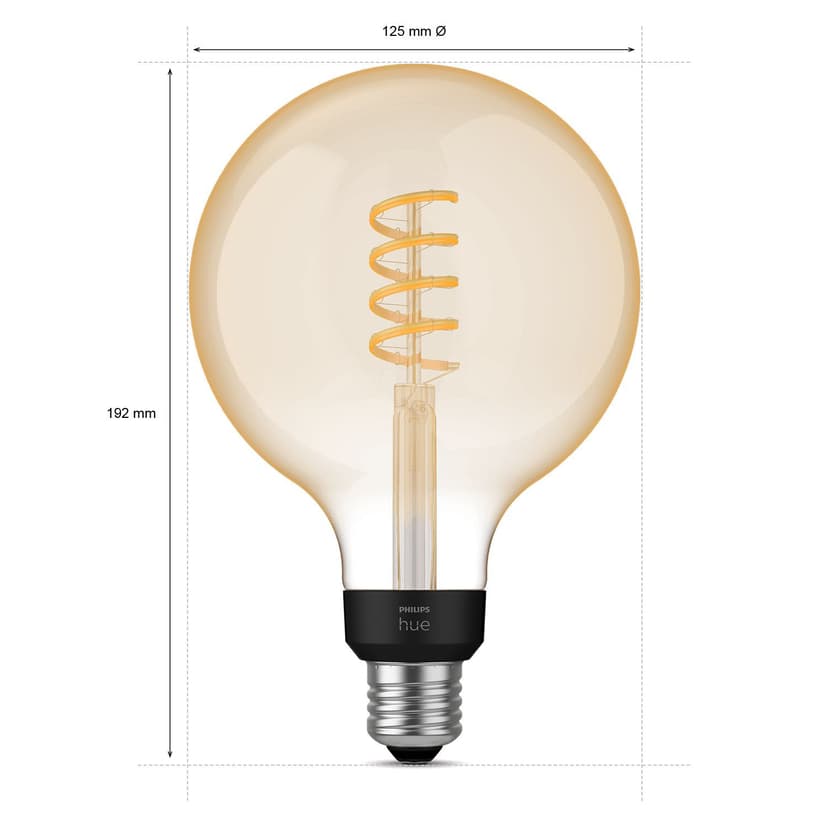Philips G125 globlampa – E27 smart ljuskälla
