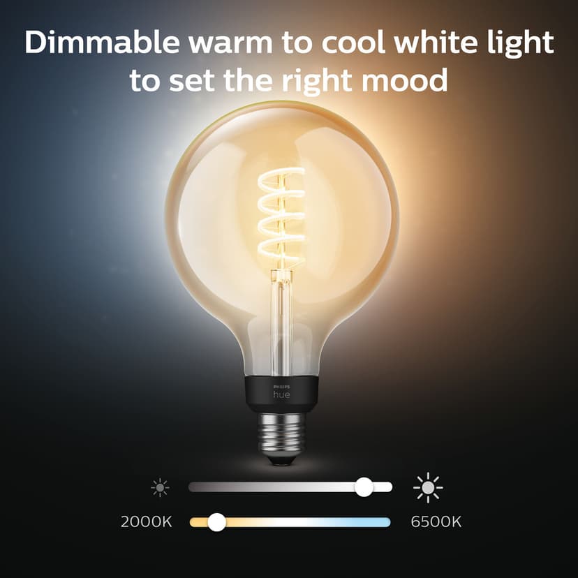Philips G125 globlampa – E27 smart ljuskälla
