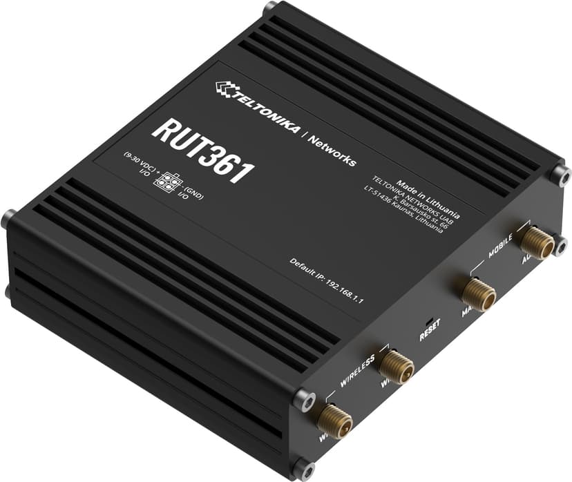 Teltonika RUT361 Industrial Wireless LTE Router - (Fyndvara klass 2)