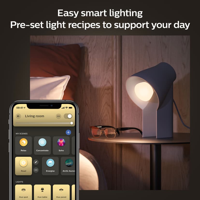 Philips Hue white ambiance A60 - E27 lyspærer - 800 - 2-pakning