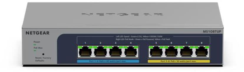 Netgear Ms108tup 8x2.5ge Poe++ 230w Smart Switch