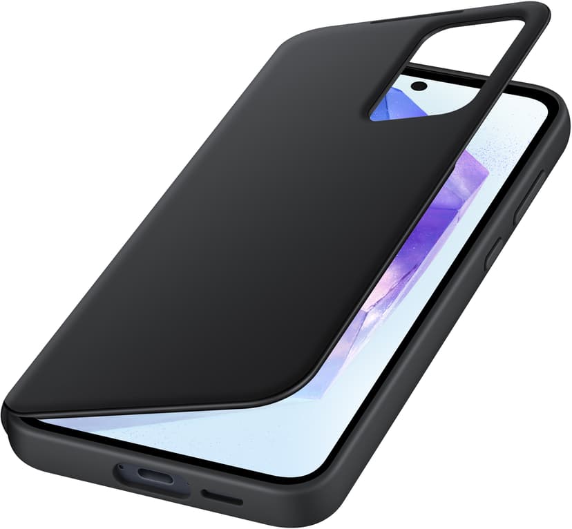 Samsung Smart View Wallet Case Samsung Galaxy A55 5G Zwart