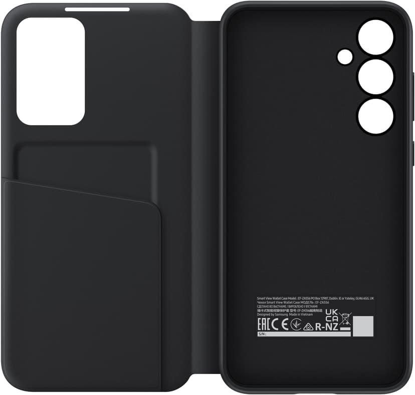 Samsung Smart View Wallet Case Samsung Galaxy A55 5G Zwart