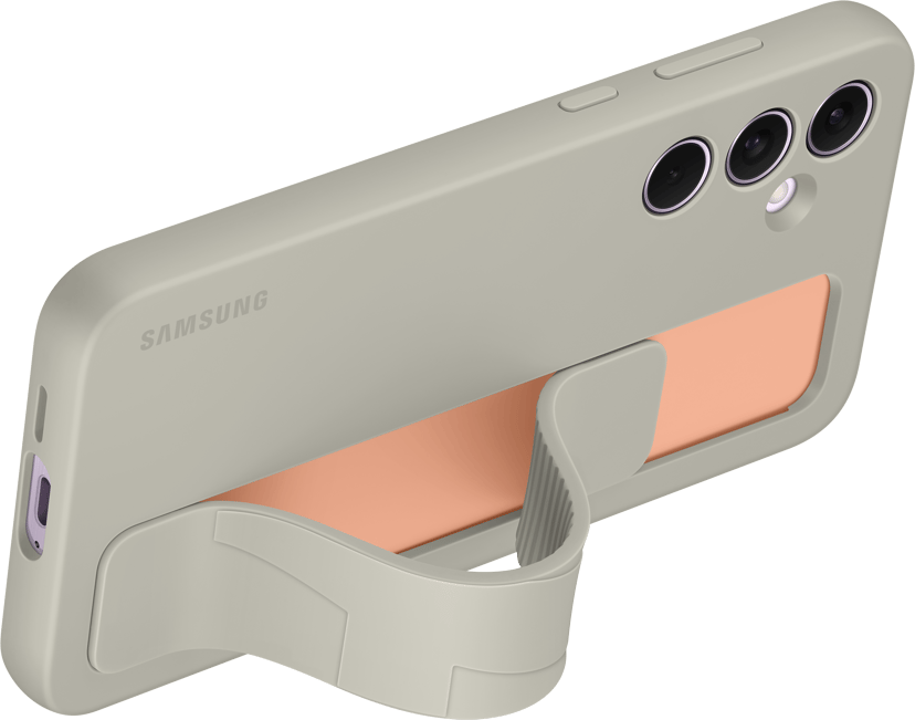 Samsung Standing Grip Case Samsung Galaxy A55 5G Grå