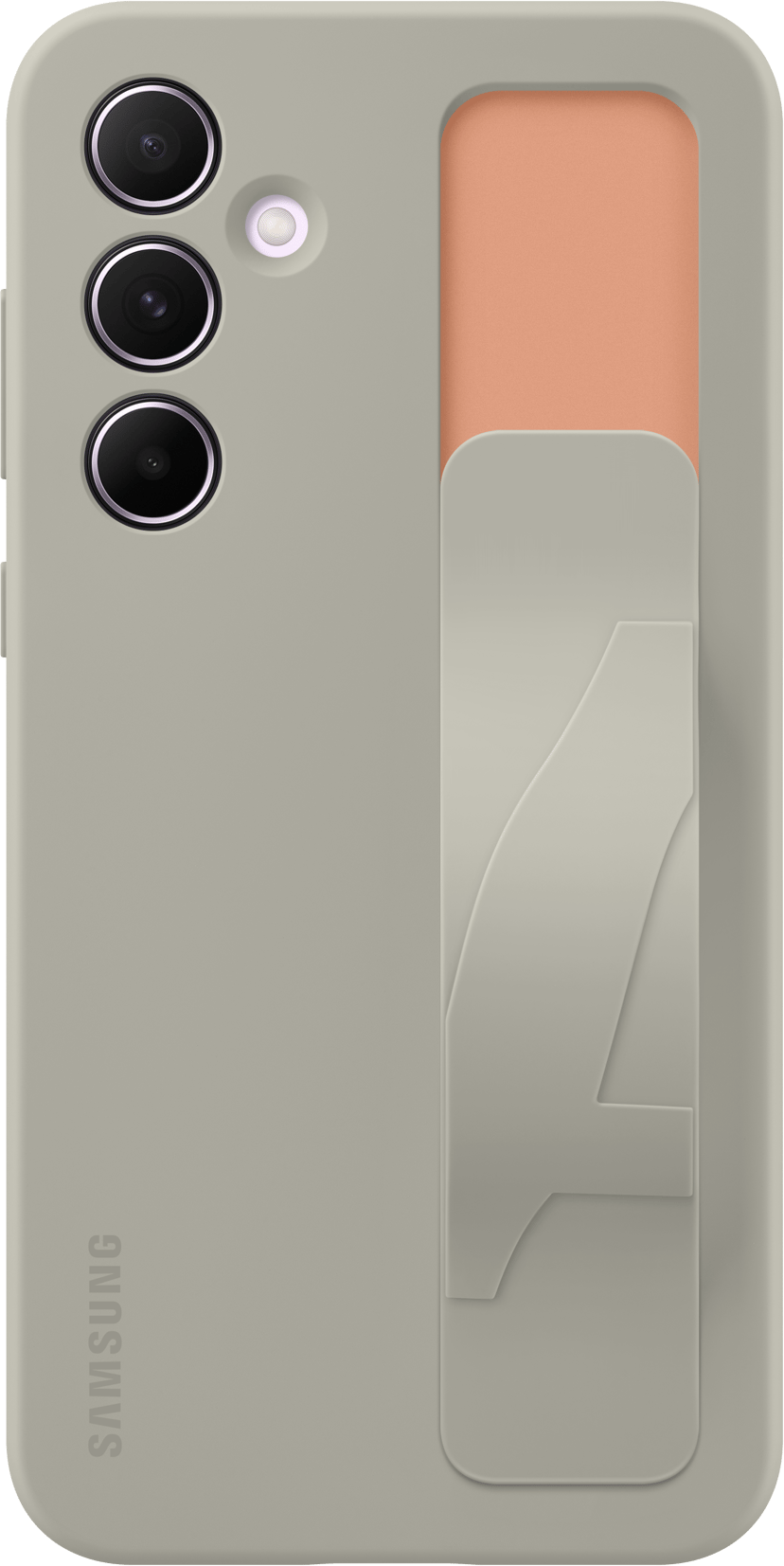 Samsung Standing Grip Case Samsung Galaxy A55 5G Grå