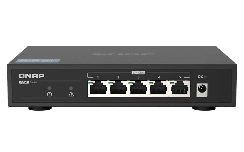 QNAP TS-873A 8-Bay Desktop NAS + 5-Port 2.5G Switch
