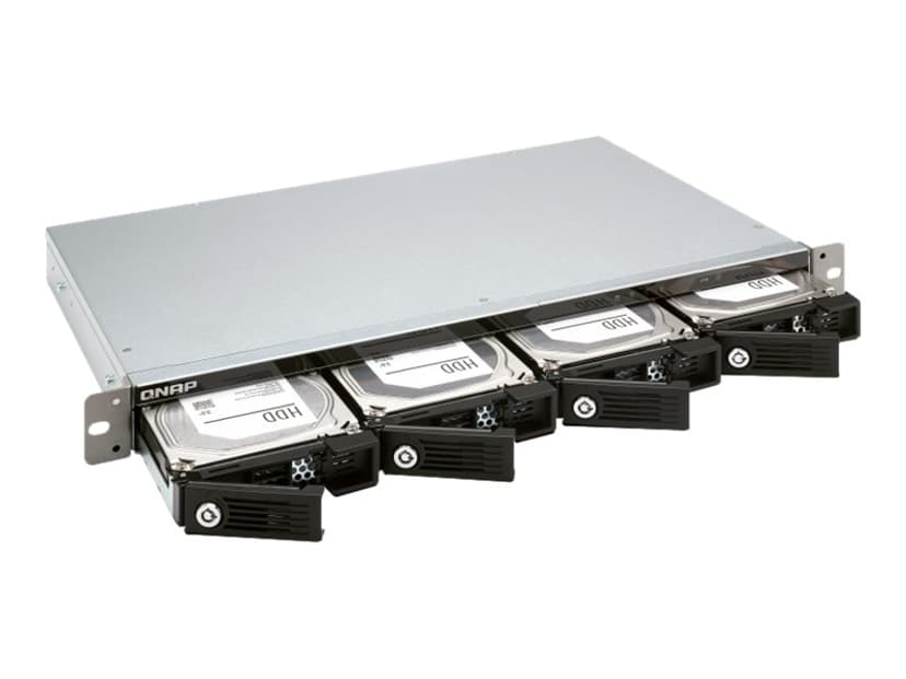 QNAP TR-004U 4-fags 1U rackmontert utvidelsesenhet