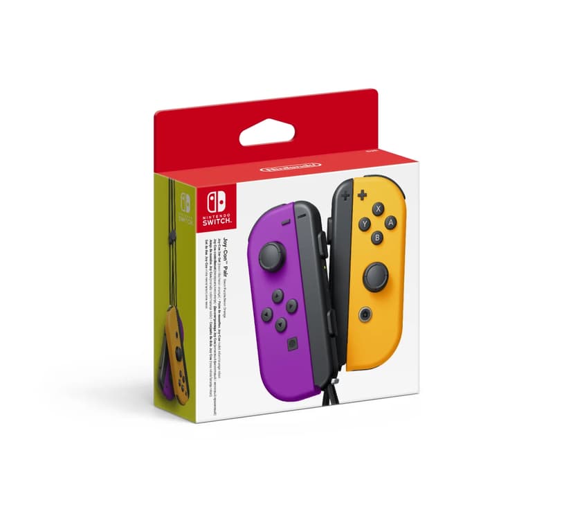 Nintendo Joy-Con Musta, Oranssi, Purppura