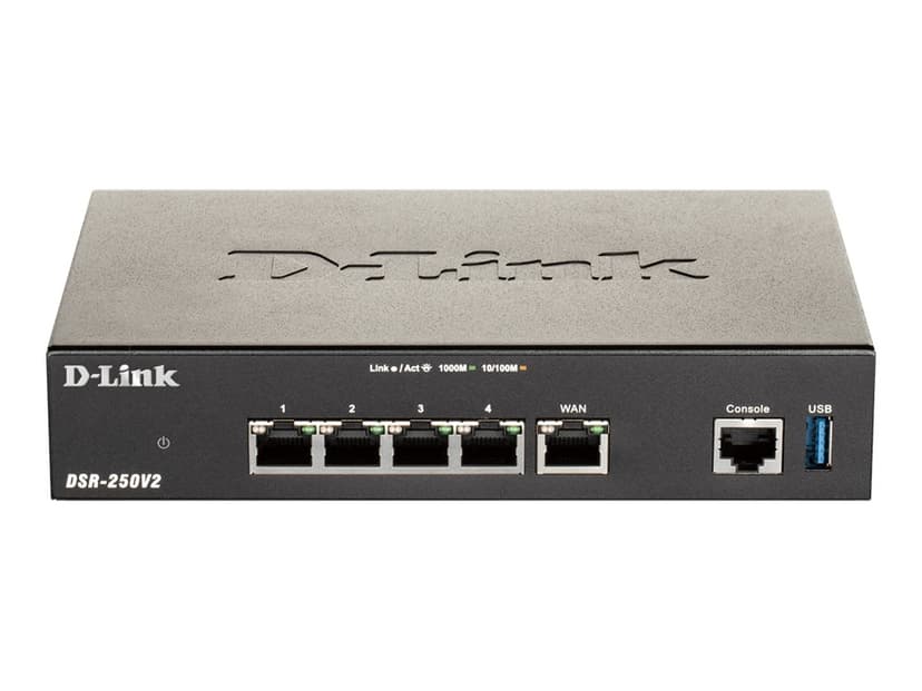D-Link DSR-250V2 Unified Services VPN Router