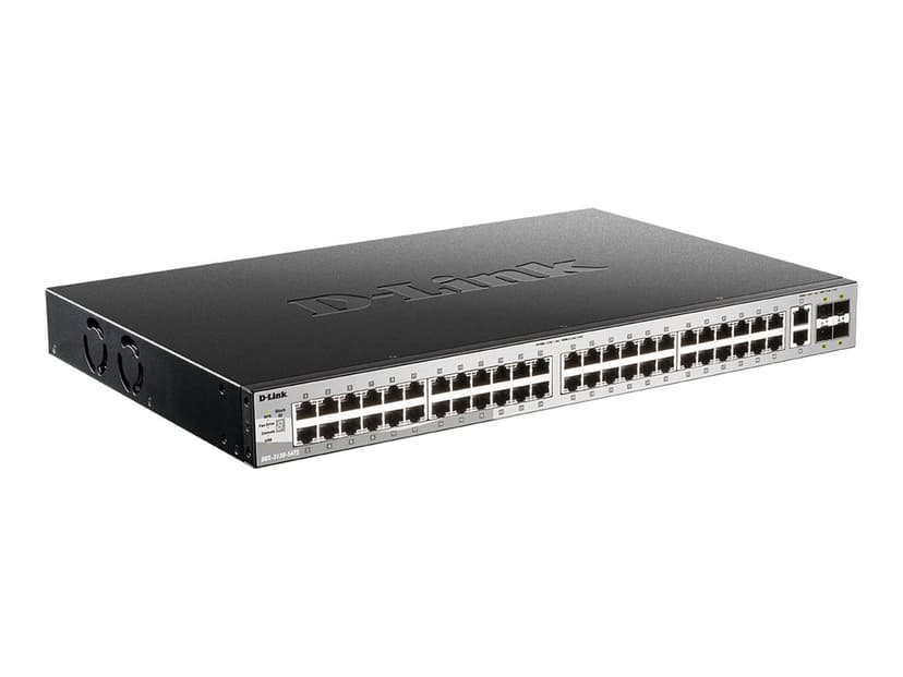 D-Link DGS-3130-54TS/E nätverksswitchar hanterad L3 Gigabit Ethernet (10/100/1000) Grå