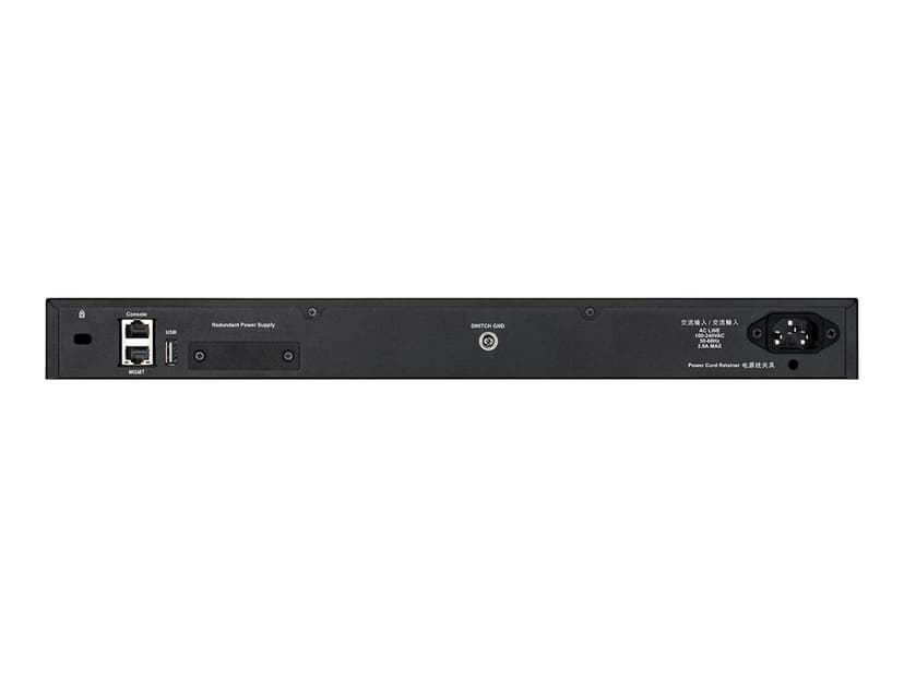 D-Link DGS-3130-54TS/E nätverksswitchar hanterad L3 Gigabit Ethernet (10/100/1000) Grå