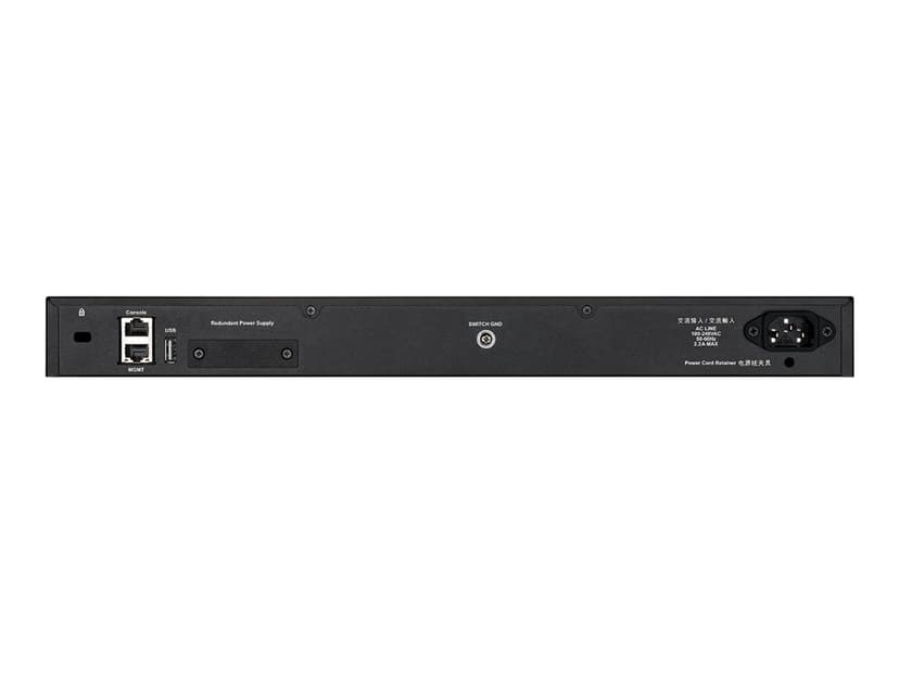 D-Link DGS-3130-54S/E nätverksswitchar hanterad L3 10G Ethernet (100/1000/10000) Grå