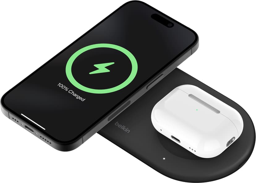 Belkin 2in1 Qi2 15w Magnetic Charging Pad