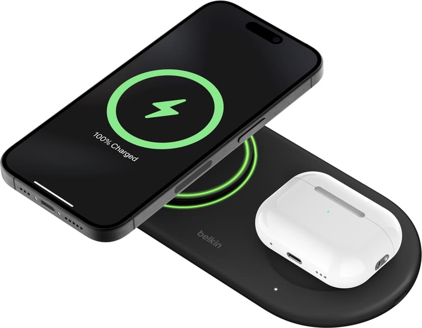 Belkin 2in1 Qi2 15w Magnetic Charging Pad