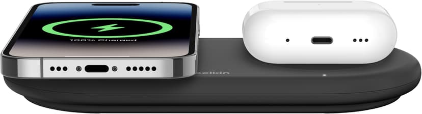 Belkin 2in1 Qi2 15w Magnetic Charging Pad