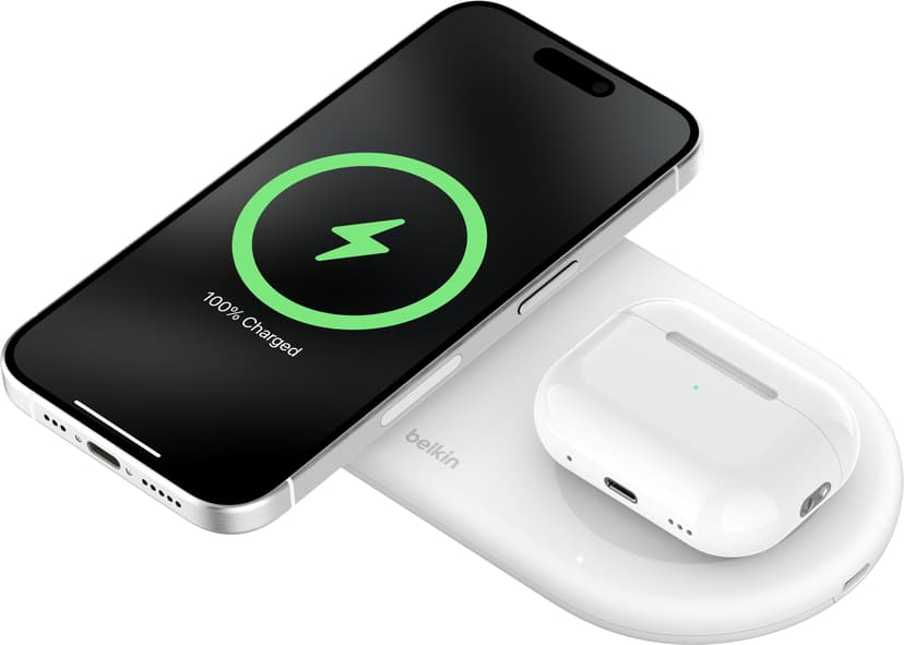 Belkin 2in1 Qi2 15w Magnetic Charging Pad