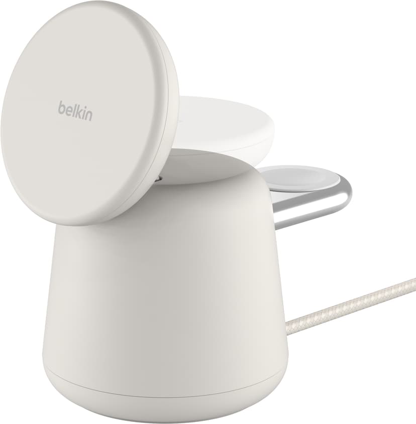 Belkin 2in1 Magsafe 15w Charging Stand 1.5m Sand