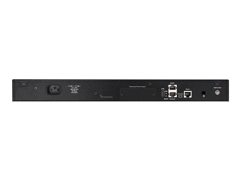 D-Link DGS-3630-52PC/SI verkkokytkin Hallittu L3 Gigabit Ethernet (10/100/1000) Power over Ethernet -tuki Musta, Harmaa