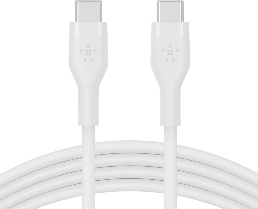 Belkin Flex USB-C to USB-C Cabel Silicone 3m USB-C USB-C Hvit