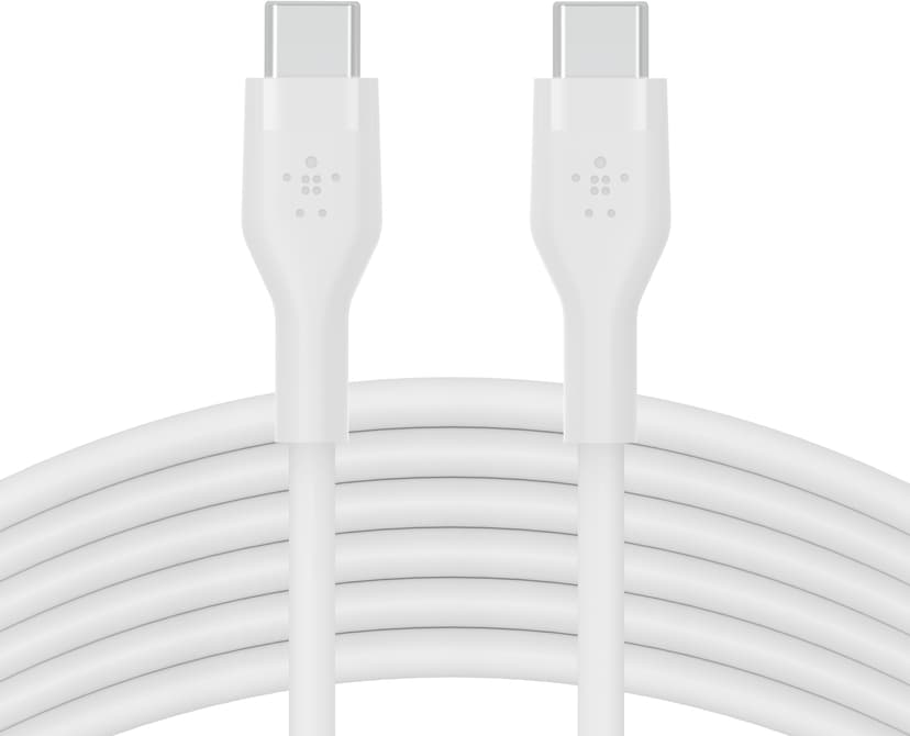 Belkin Flex USB-C to USB-C Cabel Silicone 3m USB-C USB-C Vit