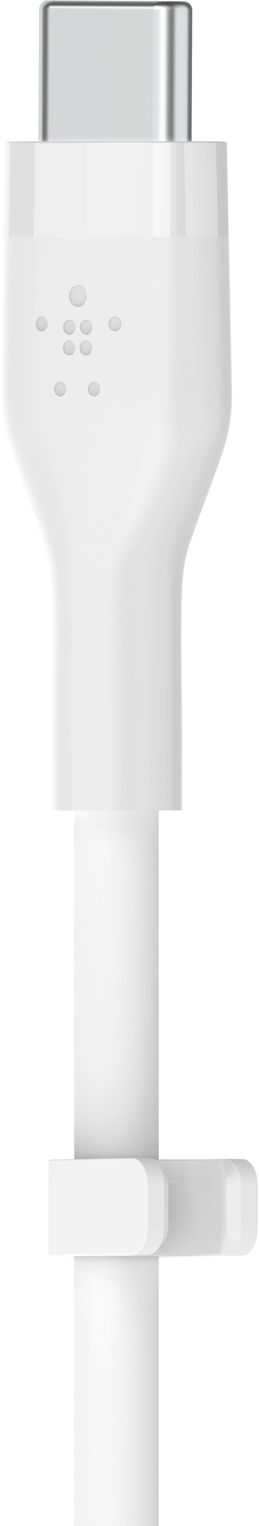 Belkin Flex USB-C to Lightning Cabel Silicone 3m Vit