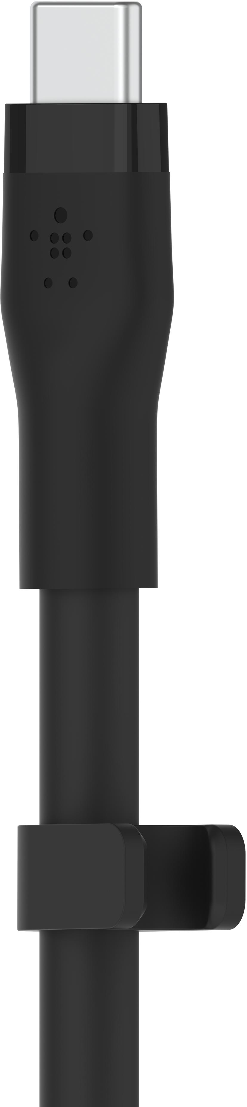 Belkin Flex USB-C to Lightning Cabel Silicone 3m Svart