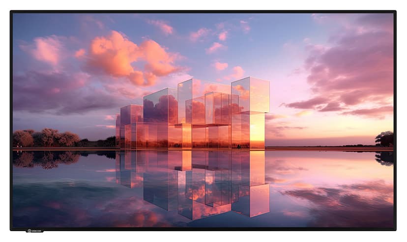 Voxicon 65" UHD 24/7 High Haze - DC165UHPAP - Kokoustiloihin ja sisäiseen viestintään 65" IPS 500cd/m² 3840 × 2160pixels