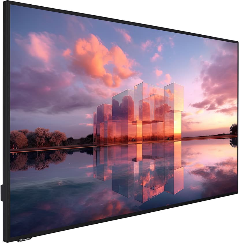 Voxicon 65" UHD 24/7 High Haze - DC165UHPAP - Kokoustiloihin ja sisäiseen viestintään 65" IPS 500cd/m² 3840 × 2160pixels