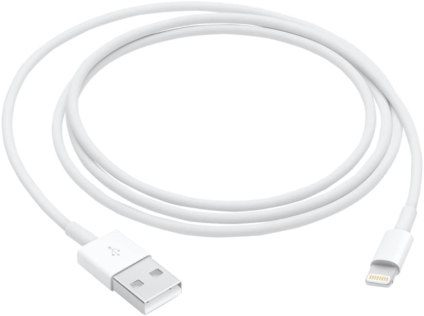 Apple Lightning to USB Cable 1m. Hvid