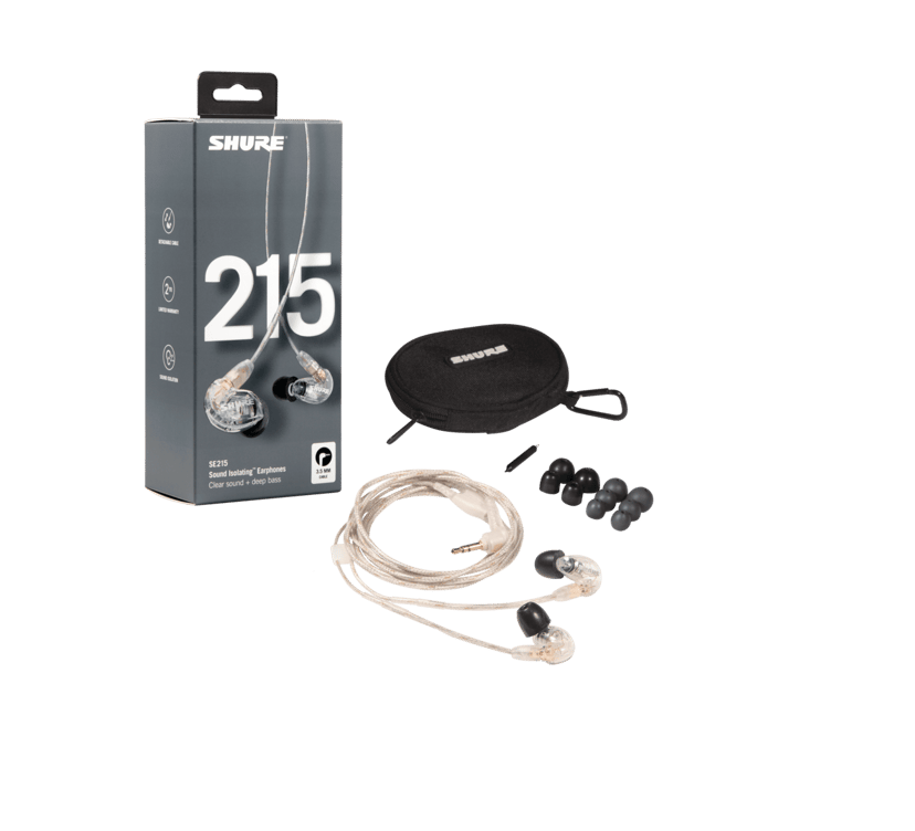 Shure SE215 Pro EAC64 Stereo Transparent