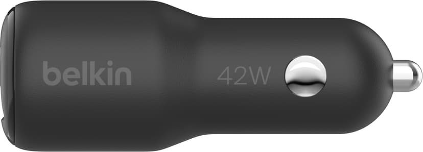 Belkin BoostCharge Dual Car Charger 42W Svart