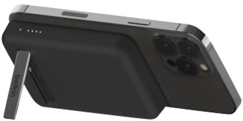 Belkin BoostCharge Magnetic Wireless Power Bank + Stand 5000mAh Musta