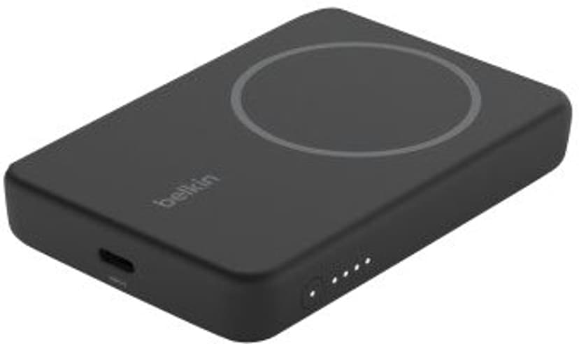Belkin BoostCharge Magnetic Wireless Power Bank + Stand 5000mAh Musta