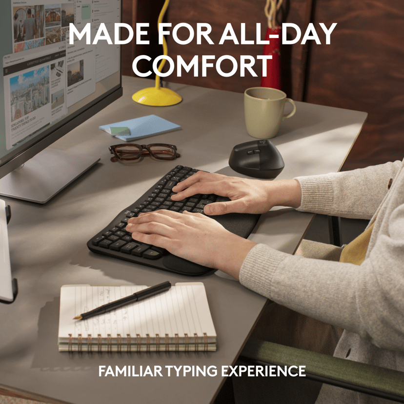 Logitech Wave Keys for Business Trådløs Nordisk