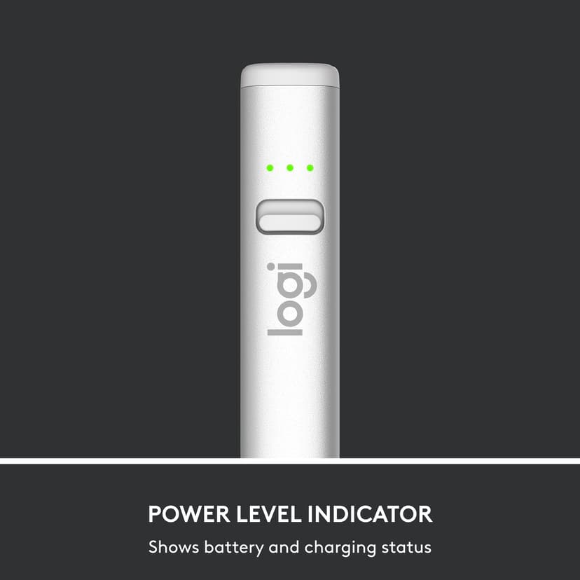 Logitech 914-000074 pekepenn 20 g Sølv Sølv