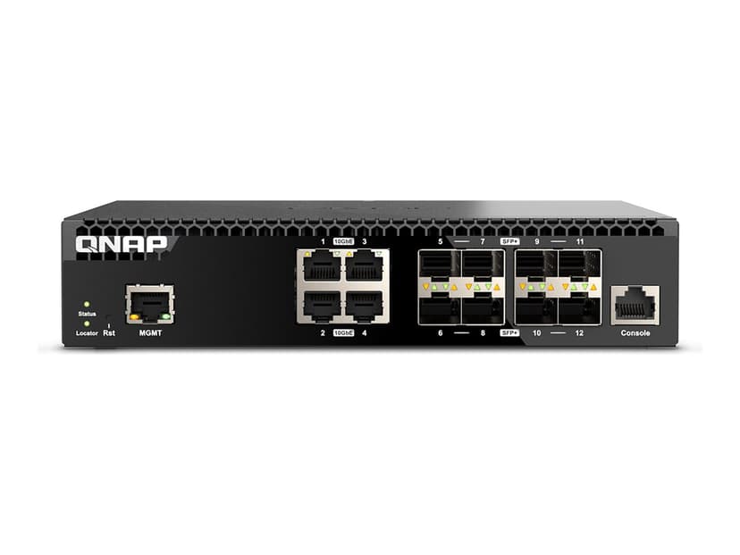 QNAP QSW-M3212R-8S4T verkkokytkin Hallittu 10G Ethernet (100/1000/10000) 1U