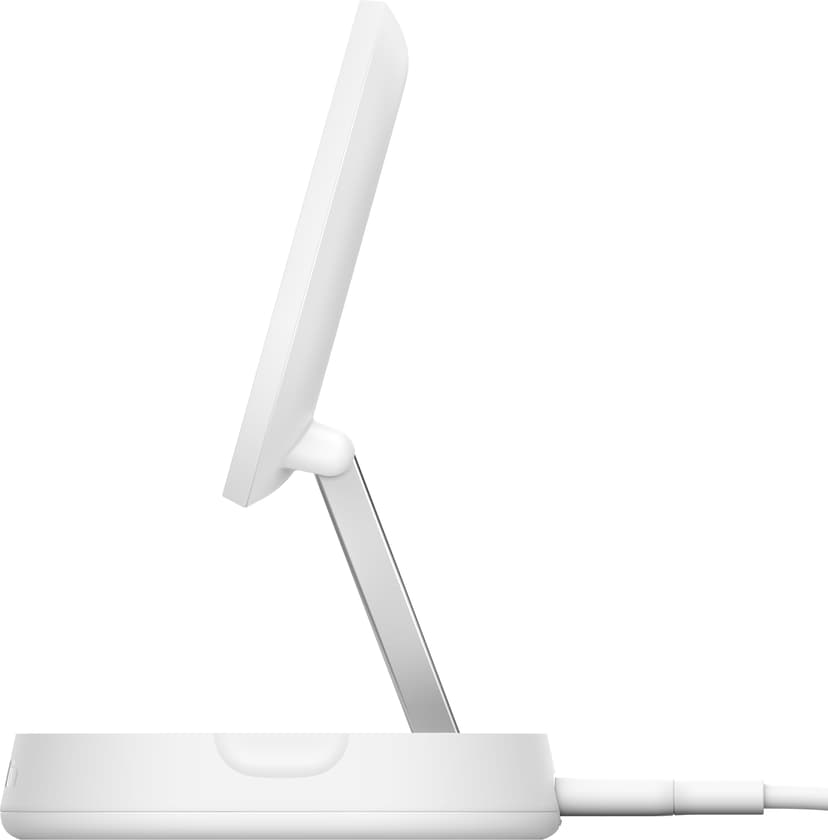 Belkin Convertible Qi2 15w Magnetic Charging Stand 1.5m Hvit