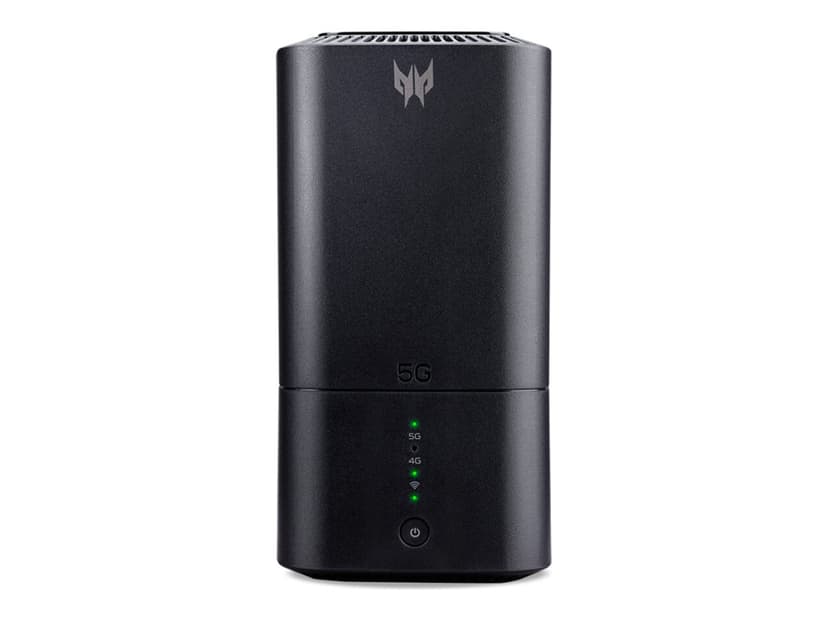 Acer Predator Connect X5 5G draadloze router Gigabit Ethernet Dual-band (2.4 GHz / 5 GHz) Zwart