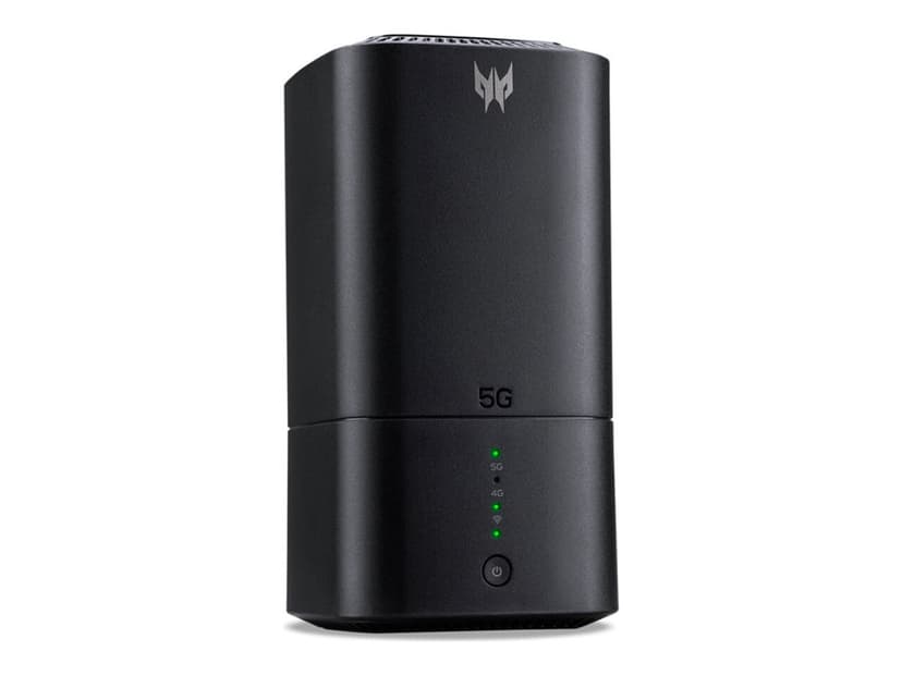 Acer Predator Connect X5 5G draadloze router Gigabit Ethernet Dual-band (2.4 GHz / 5 GHz) Zwart