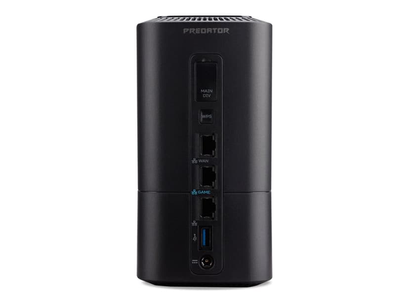 Acer Predator Connect X5 5G draadloze router Gigabit Ethernet Dual-band (2.4 GHz / 5 GHz) Zwart