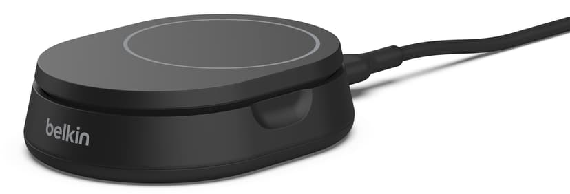 Belkin Convertible Qi2 15w Magnetic Charging Stand 1.5m Zwart