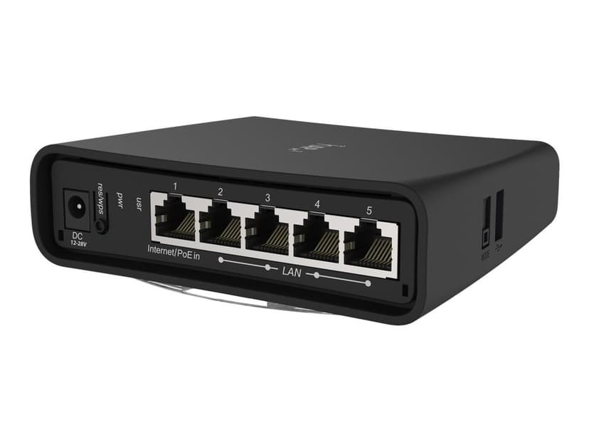 Mikrotik hAP ac² 1167 Mbit/s Svart Strömförsörjning via Ethernet (PoE) stöd