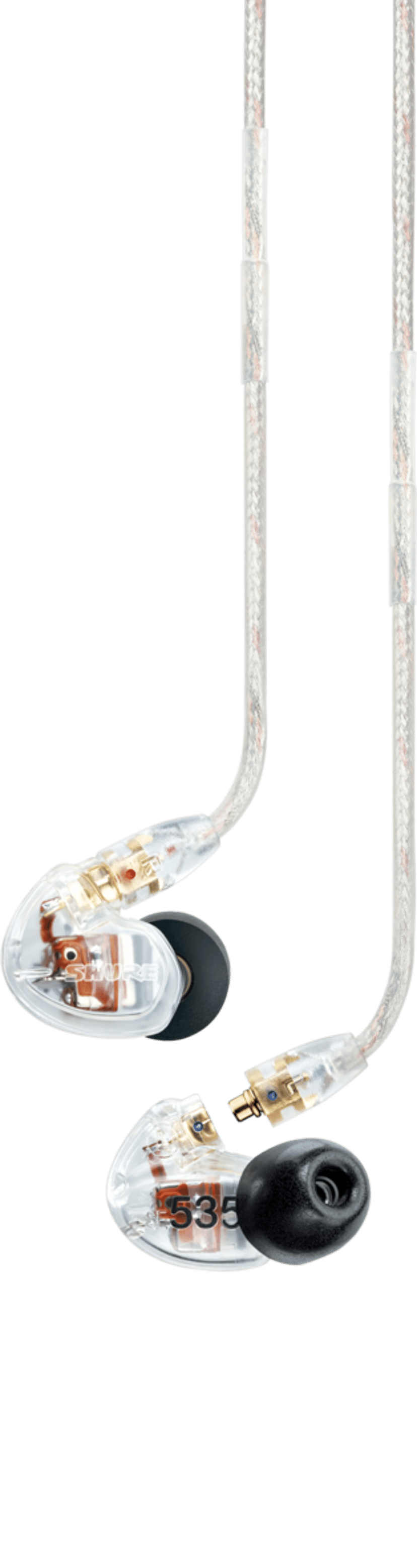 Shure SE535 Kuulokkeet Langallinen In-ear Lava/studio Läpinäkyvä Läpinäkyvä