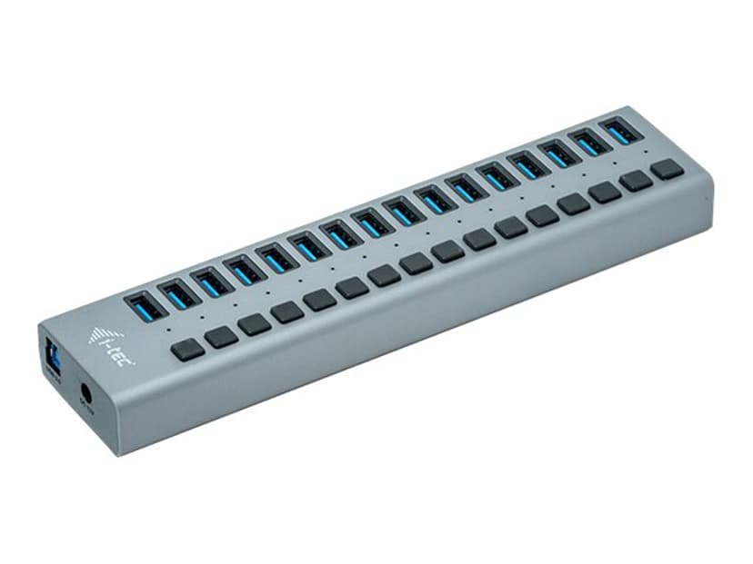 I-Tec U3CHARGEHUB16 mobilladdare Universal Grå AC inomhus Grå