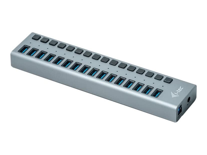 I-Tec U3CHARGEHUB16 mobillader Universell Grå AC Innendørs Grå