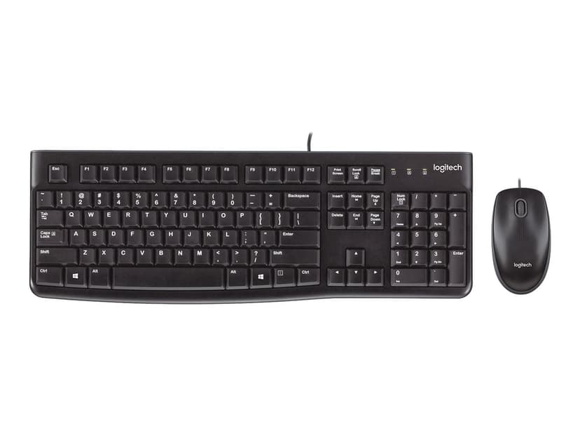Logitech Desktop MK120 Kabel Nordic